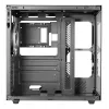PC-kotelo TACENS Mars Gaming MCV-ONE Midi Tower – musta, ATX/Micro-ATX/Mini-ITX, karkaistu lasi, tukee 120 mm tuulettimia