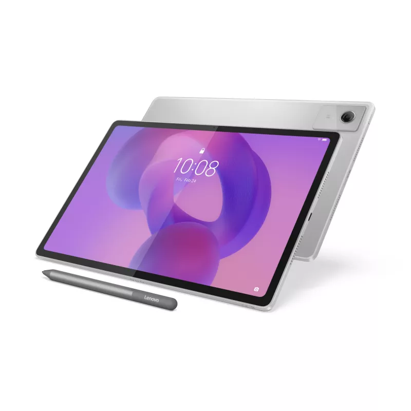 Tabletti Lenovo Idea Tab Plus — MediaTek Dimensity 6400, 12,1 tuumaa 2.5K IPS 90Hz, 8GB RAM/256GB, Luna Grey
