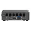 Mini-PC-barebone ASUS NUC 15 Pro ohut Kit RNUC15CRKI300000 — Core 3 100U jopa 4,7 GHz, ei RAM, Intel Graphics, Wi‑Fi 6/7, Bluetooth 5.4, 1Gb + 2.5Gb Ethernet, musta