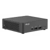 Mini-PC-barebone ASUS NUC 15 Pro ohut Kit RNUC15CRKI300000 — Core 3 100U jopa 4,7 GHz, ei RAM, Intel Graphics, Wi‑Fi 6/7, Bluetooth 5.4, 1Gb + 2.5Gb Ethernet, musta