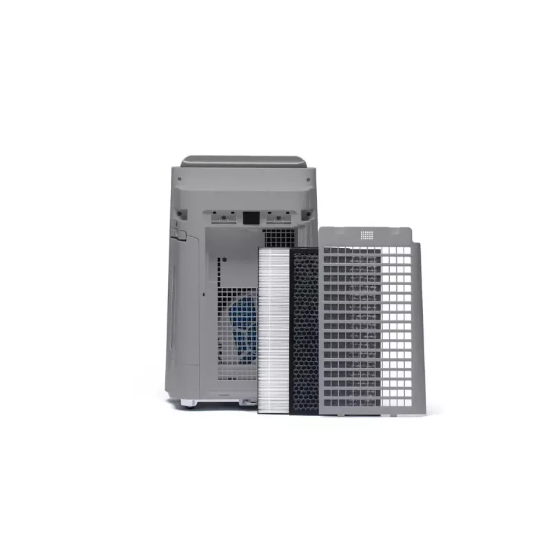 Ilmanpuhdistin Sharp UA-HD50E-L — 38 m² kattavuus, 306 m³/h, 55 dB, 54 W, harmaa, 7,9 kg