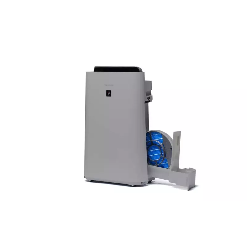 Ilmanpuhdistin Sharp UA-HD50E-L — 38 m² kattavuus, 306 m³/h, 55 dB, 54 W, harmaa, 7,9 kg