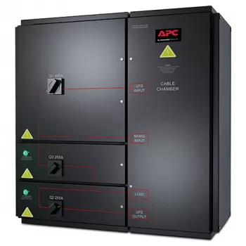 APC SYMMETRA PX 96/160KW SEINÄASENNUS-HUOLTOSIVUKIERTO-PANEELI, 400V