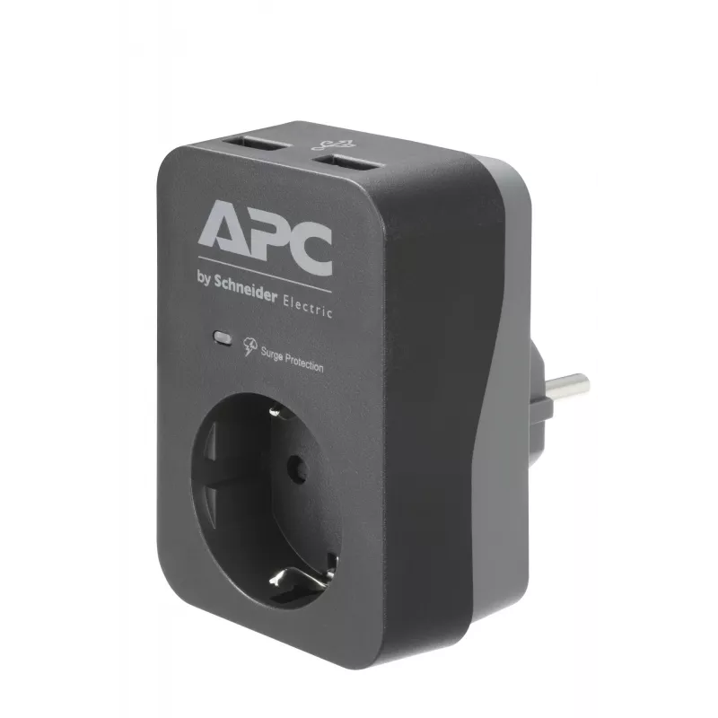 APC PME1WU2B-GR ylijännitesuoja musta, harmaa 1 AC-lähtö 230 V
