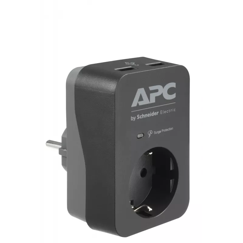 APC PME1WU2B-GR ylijännitesuoja musta, harmaa 1 AC-lähtö 230 V
