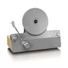 Hihnavetoinen audiosoitin Lenco LSA-071SI, täysautomaattinen, harmaa, Bluetooth, 3,5 mm, 10 W