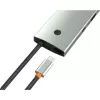 Techly IUSB32C-HUB6HPDI USB-keskitin USB 3.2 Gen 1 (3.1 Gen 1) Type-C 5000 Mbit/s alumiini