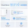 TP-Link AX3000 + G1500 Whole Home Powerline Mesh Wi-Fi 6 -järjestelmä