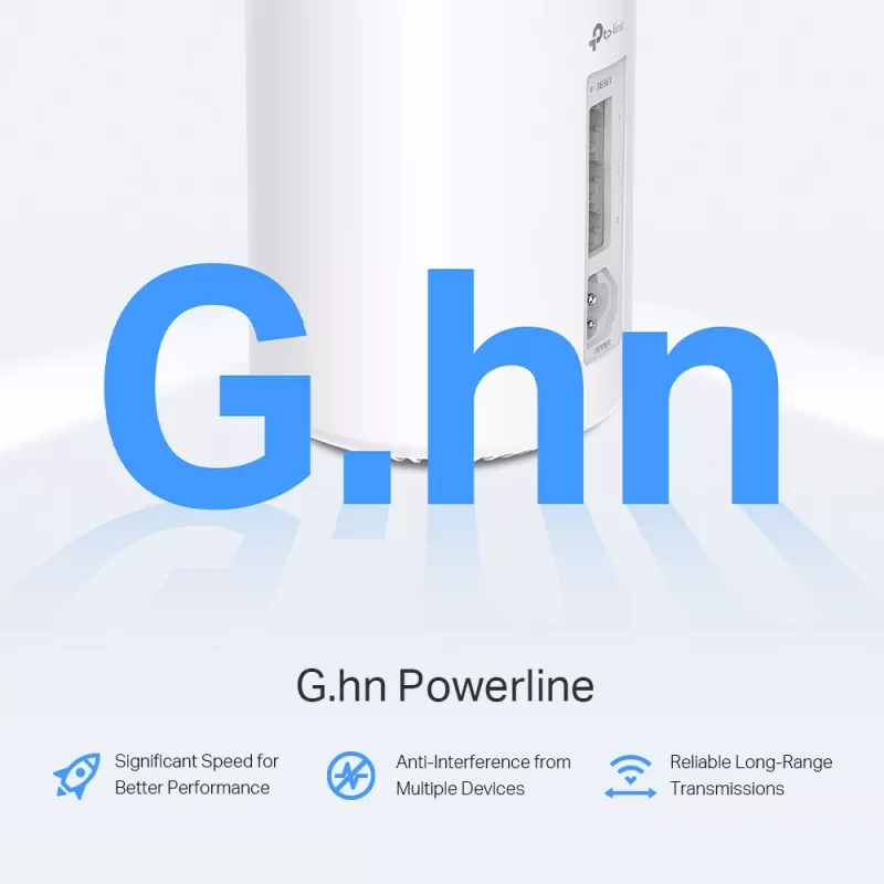 TP-Link AX3000 + G1500 Whole Home Powerline Mesh Wi-Fi 6 -järjestelmä