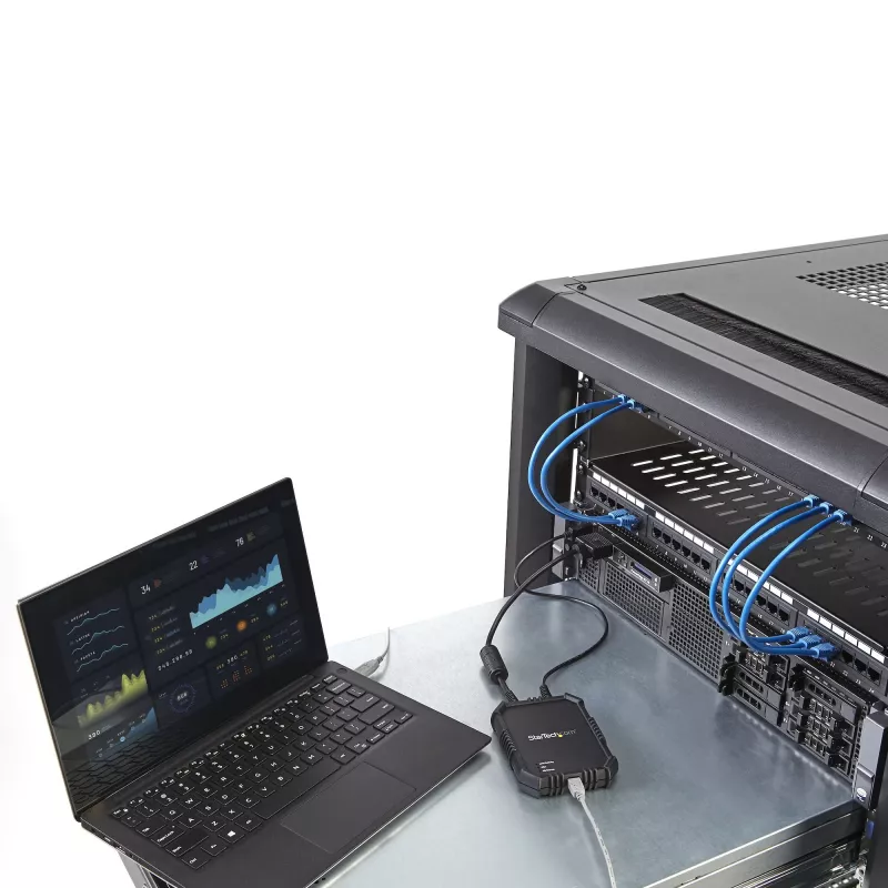 StarTech.com kannettava-palvelin-KVM-konsoli tukevalla kotelolla