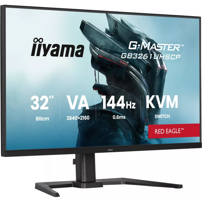 iiyama G-MASTER GB3261UHSCP-B1 80 cm (31,5 tuuman) 4K Ultra HD LED-tietokonenäyttö – musta