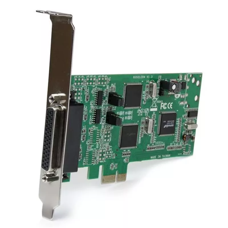 StarTech.com 4 portin PCI Express PCIe Serial Combo -kortti - 2 x RS232 2 x RS422 / RS485