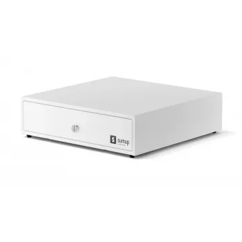 Kassalaatikko SumUp Cash Drawer — muovi- ja teräskotelo, valkoinen, 330×340×100 mm, 5 kg
