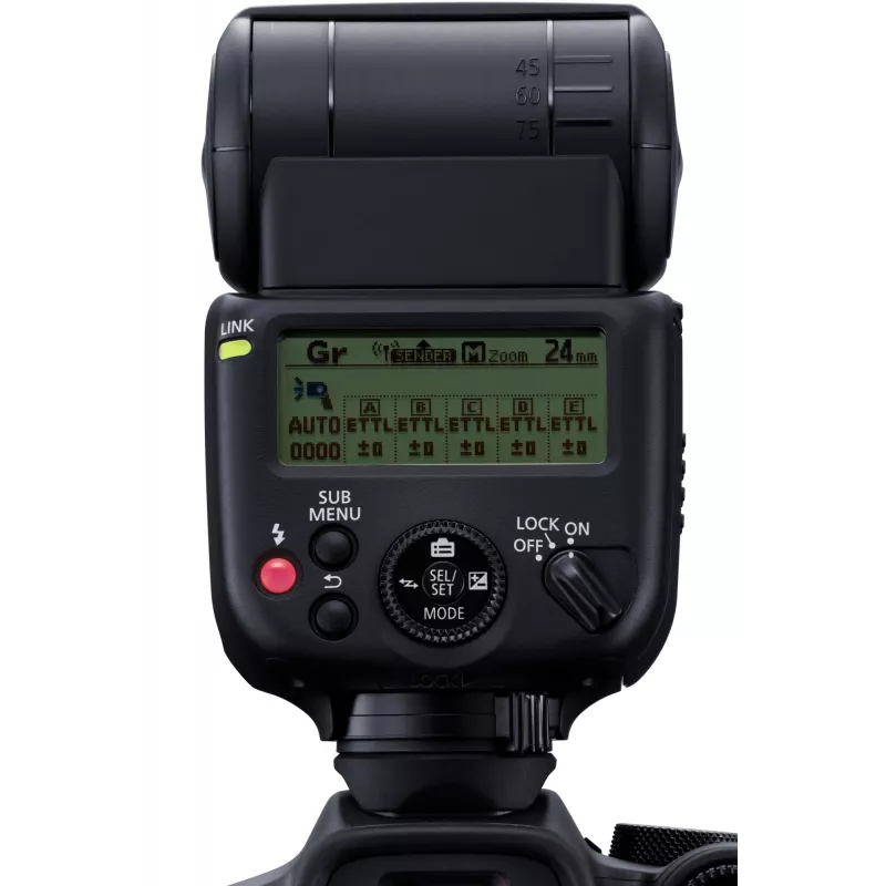 Videokameran salama Canon Speedlite EL-10 musta AA-paristo 287 g