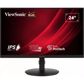 Viewsonic VG2408A-MHD tietokonenäyttö 61 cm (24 tuumaa) 1920 x 1080 pikseliä Full HD LED musta