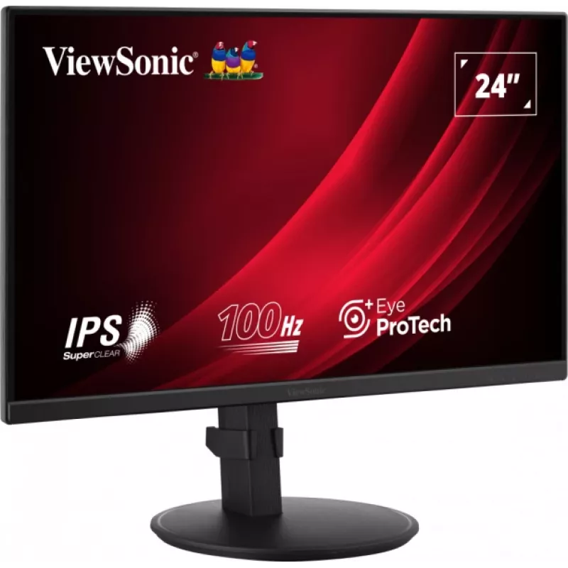 Viewsonic VG2408A-MHD tietokonenäyttö 61 cm (24 tuumaa) 1920 x 1080 pikseliä Full HD LED musta
