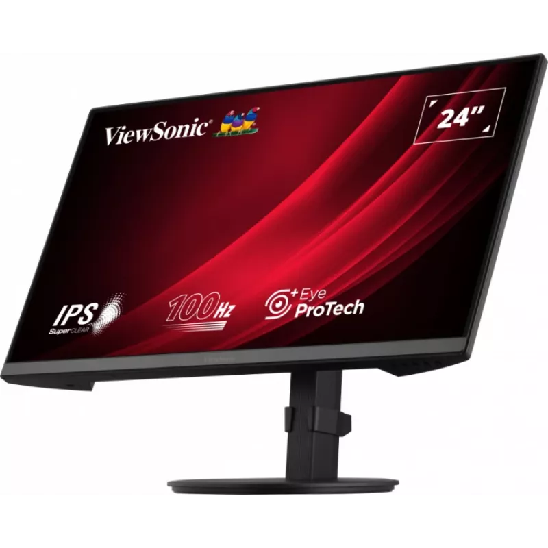 Viewsonic VG2408A-MHD tietokonenäyttö 61 cm (24 tuumaa) 1920 x 1080 pikseliä Full HD LED musta