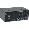 KVM-työpöytäkytkin InLine 62652I 2-porttinen kahden näytön HDMI 4K USB 3.0 ääni