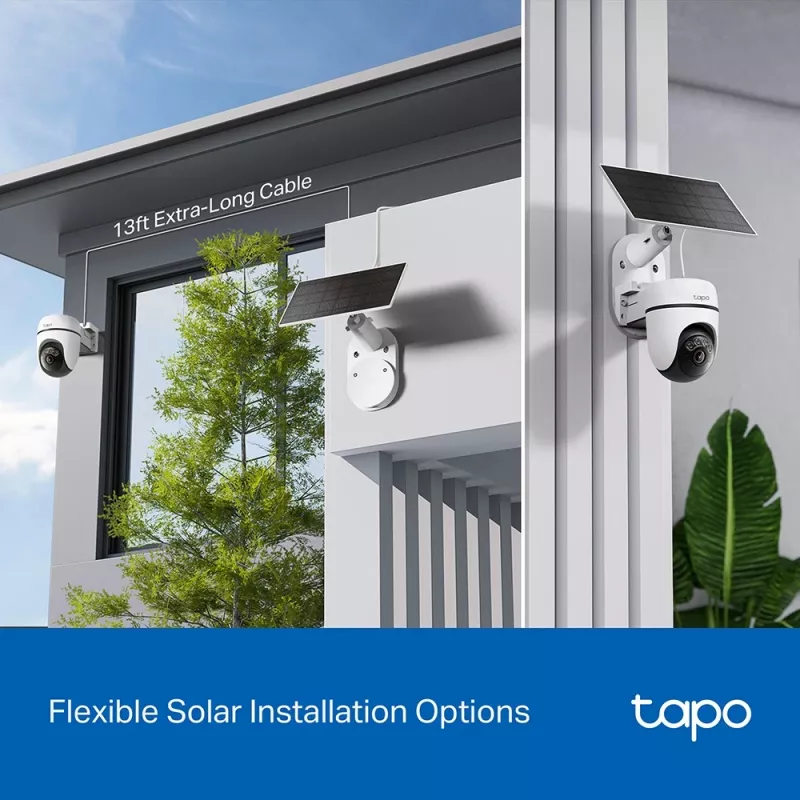 TP-Link Tapo aurinkokäyttöinen pan/tilt-valvontakamerasarja