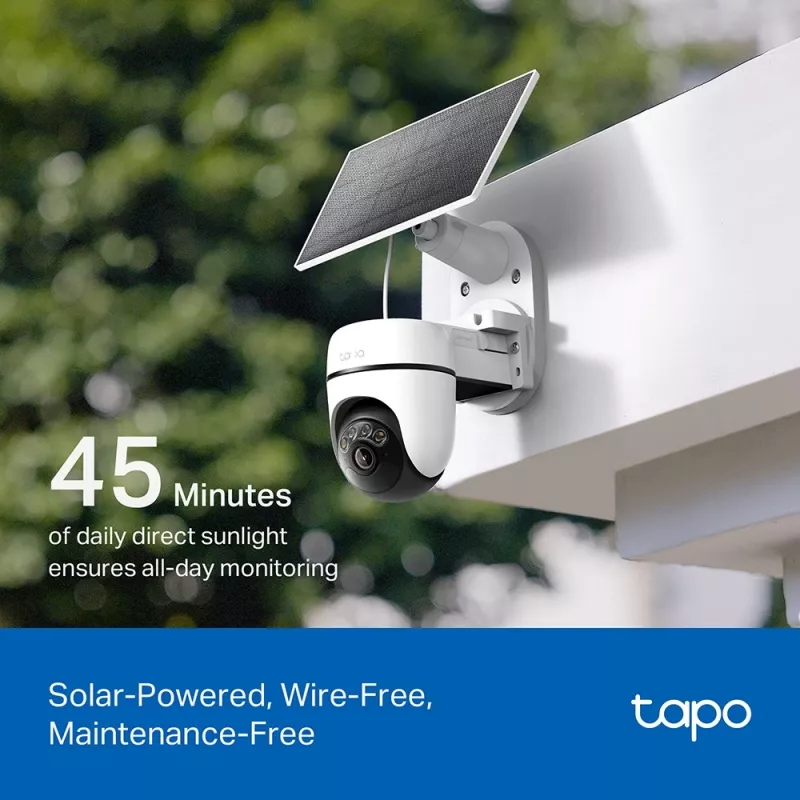 TP-Link Tapo aurinkokäyttöinen pan/tilt-valvontakamerasarja