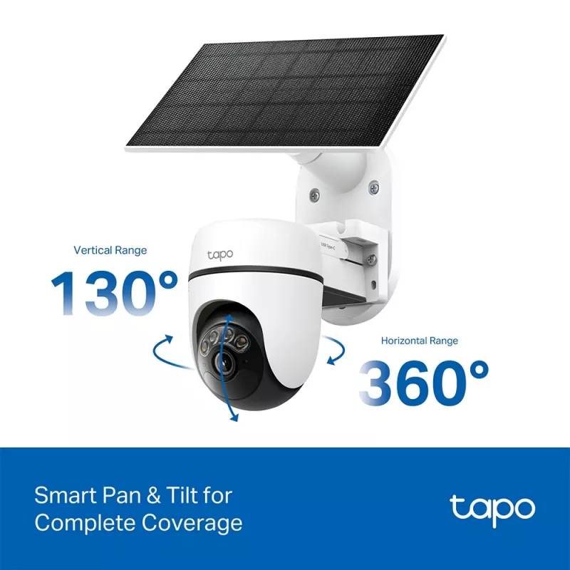 TP-Link Tapo aurinkokäyttöinen pan/tilt-valvontakamerasarja