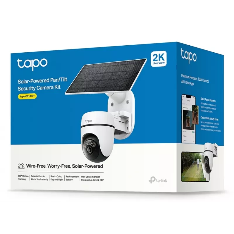TP-Link Tapo aurinkokäyttöinen pan/tilt-valvontakamerasarja