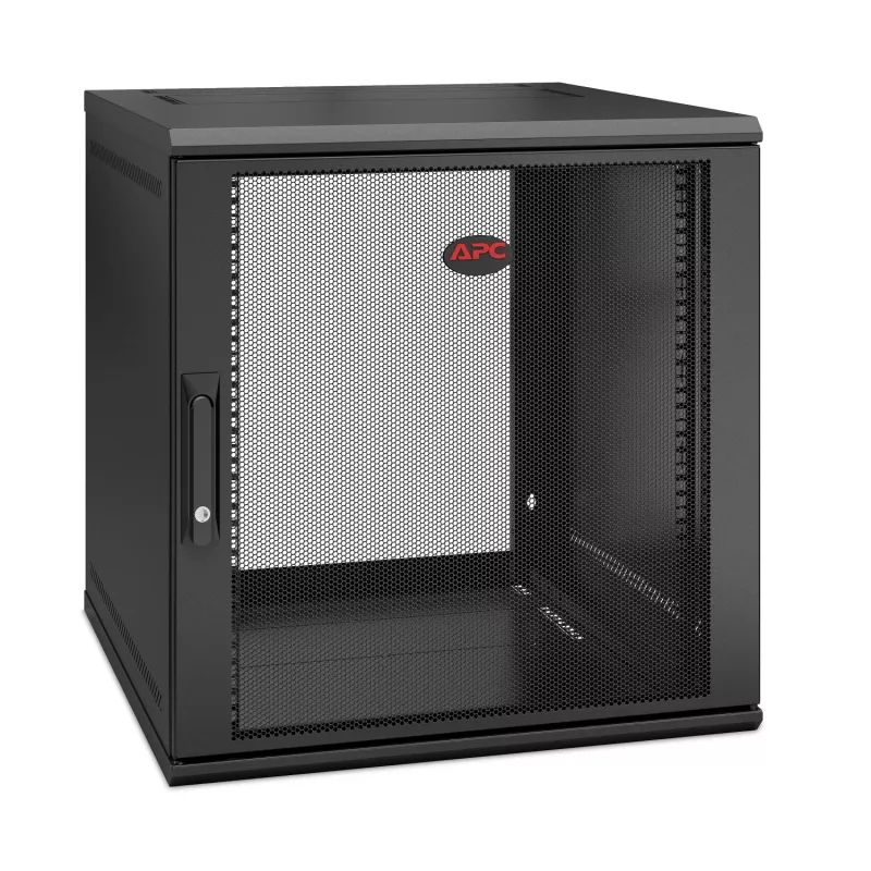 APC NetShelter WX AR112SH6 - 12U, 19 tuuman patch-kaappi, seinäasennus, esikoottu, 600 mm syvä