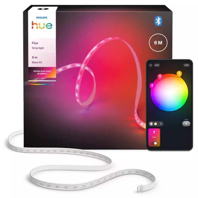 Philips Hue Flux 929004610702 älykäs LED-valonauha, 6 m, 16 W
