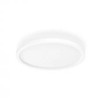 Philips Aurelle Hue pyöreä paneelivalaisin, älykäs kattovalaisin, Bluetooth/Zigbee, valkoinen, LED, alumiini, säädettävä