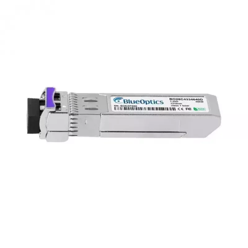 Verkon lähetin-vastaanotinmoduuli BlueOptics 02310XQV-BO — kuitu-SFP, 1250 Mbit/s, cSFP, hopea