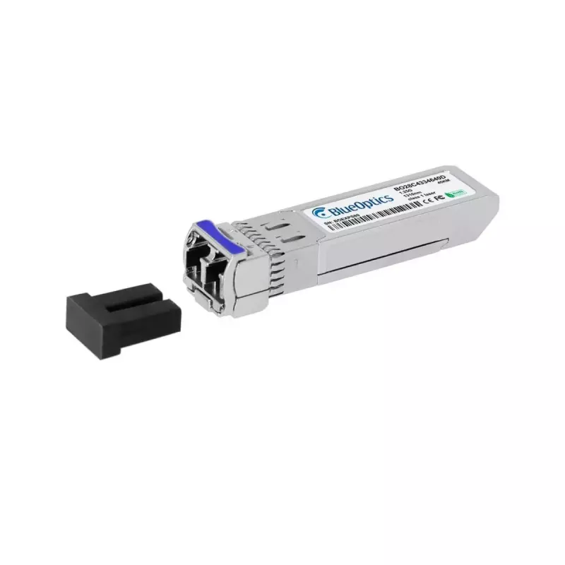 Kuitu-cSFP-lähetin-vastaanotin BlueOptics CSFP-BX1490-40-D-BO 1250 Mbit/s hopea metallikotelo
