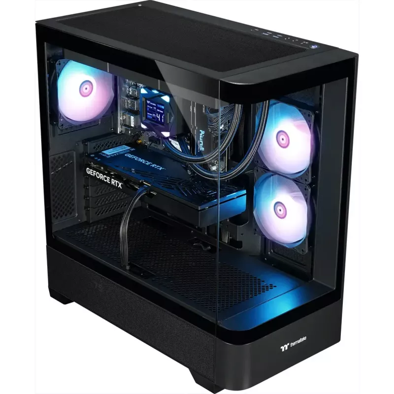 Pöytätietokone pelikäyttöön THERMALTAKE FTW V290a 5070 musta/läpinäkyvä, Windows 11 Pro