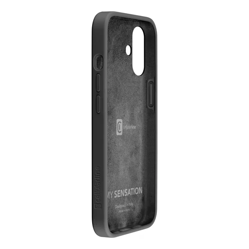 Cellularline Sensation – iPhone 16 kuori pehmeää silikonia, suojakuori, Apple, iPhone 16, 15,5 cm (6,1