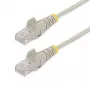 StarTech.com 0,5 m CAT6 kaapeli – ohut – Snagless RJ45 -liitin – harmaa