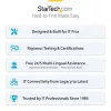 StarTech.com 0,5 m CAT6 kaapeli – ohut – Snagless RJ45 -liitin – harmaa