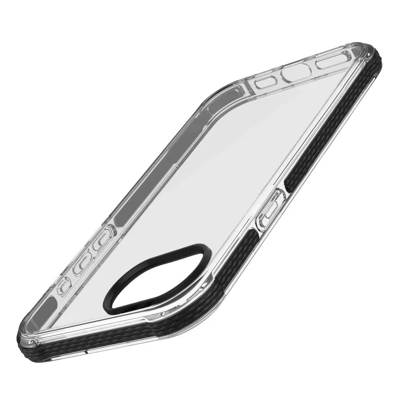 Cellularline Tetra Force Strong Guard – iPhone 16e erittäin joustava, iskunkestävä suojakotelo integroidulla antibakteerisella Microban®-teknologialla