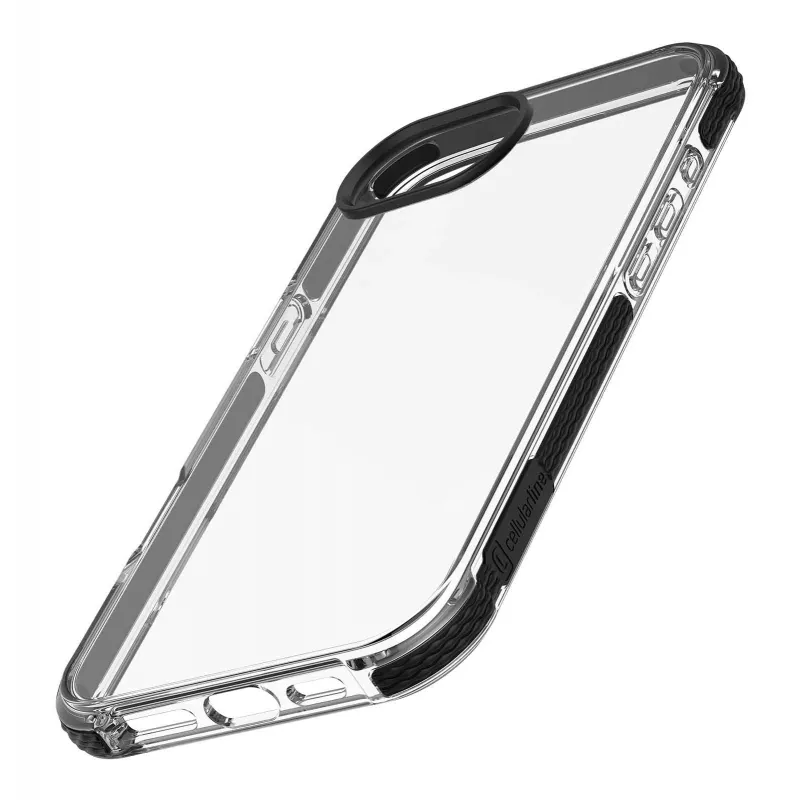 Cellularline Tetra Force Strong Guard – iPhone 16e erittäin joustava, iskunkestävä suojakotelo integroidulla antibakteerisella Microban®-teknologialla