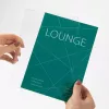 Kyltinpidike Sigel TA256 A4 akryyli puu ruskea läpinäkyvä
