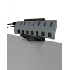 ICY BOX IB-MSA106-HH passiivinen pidike USB-keskitin musta