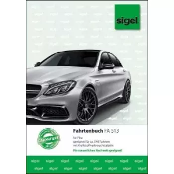 Sigel FA513 ajopäiväkirja (auto), A5, 32 arkkia
