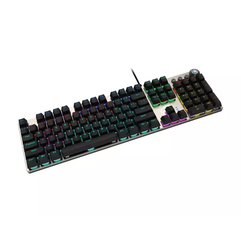 Pelausnäppäimistö MSI FORGE GK310 RED DE mekaaninen USB QWERTY musta