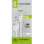 Cellularline virtajohto 120cm - Lightning Lightning-kaapeli lataukseen ja tiedonsiirtoon