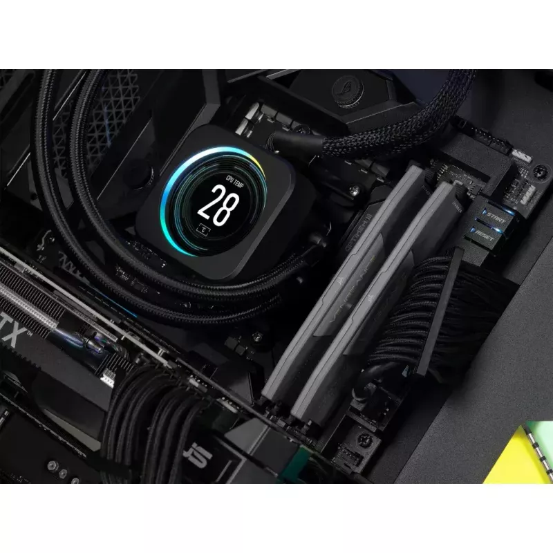 Corsair Vengeance, DDR5-6400, CL32, AMD EXPO + Intel XMP 3.0 - 32 GB Dual-Kit, harmaa