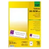 Sigel DP050 pöytäkortit, 240 x 90 mm, 185 g/m², kirkkaanvalkoinen, 20 kpl