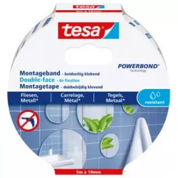 Asennusteippi Tesa 77745-00000 5m valkoinen 19mm