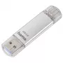 Hama C-Laeta USB-muistitikku 128 GB USB Type-A / USB Type-C 3.2 Gen 1 (3.1 Gen 1) hopea