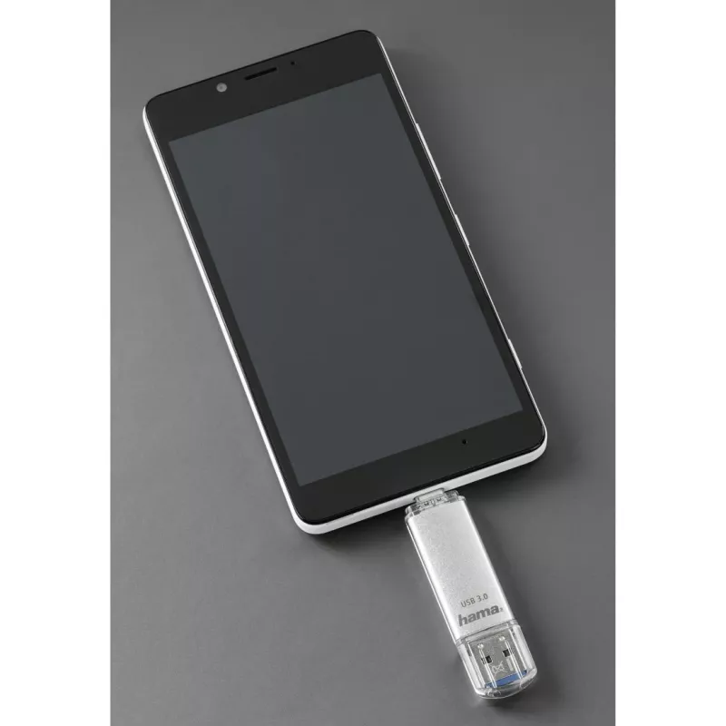 Hama C-Laeta USB-muistitikku 128 GB USB Type-A / USB Type-C 3.2 Gen 1 (3.1 Gen 1) hopea