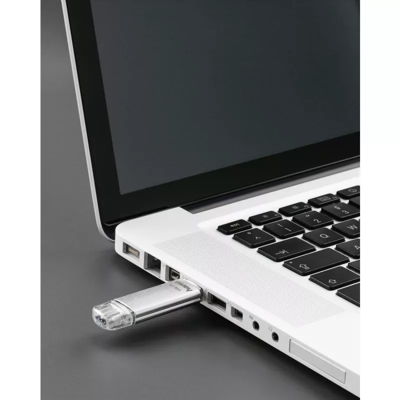Hama C-Laeta USB-muistitikku 128 GB USB Type-A / USB Type-C 3.2 Gen 1 (3.1 Gen 1) hopea
