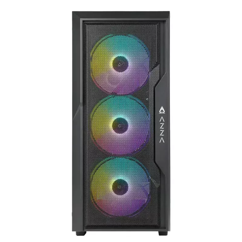 PC-kotelo Azza Fighter Midi Tower musta