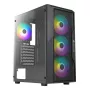 PC-kotelo Azza Fighter Midi Tower musta